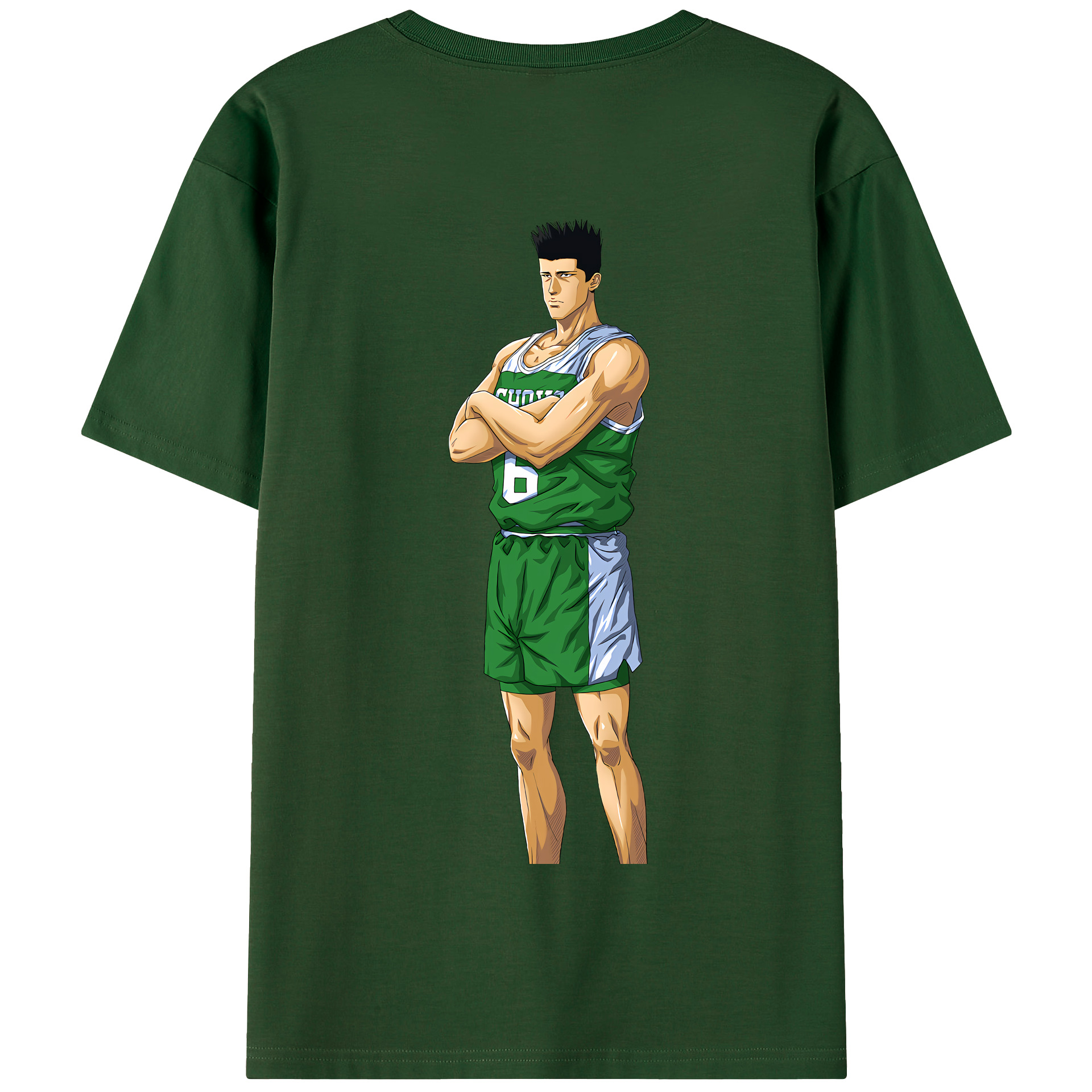 SLAM DUNK／スラムダンク 綿100％半袖Tシャツ（背面プリント）